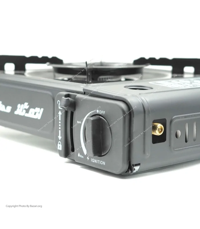 اجاق کیفی مسافرتی اتم گاز به همراه 4 عدد کپسول