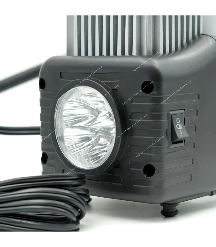 پکیج کمپرسور پمپ باد دیجیتال به همراه لوازم پنچر گیری مدل CY102-7E