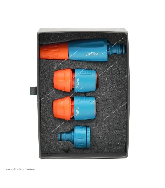 پکیج هدیه آبپاش فشنگی یونیفلکس ایتالیایی 4 پارچه