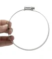 بست فلزی استیل 5 اینچ | سایز 121-105 فورتکس (Fortex)
