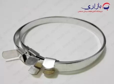 بست استیل دوقلو تسمه ای (مخصوص پلوس) کیپر (KEEPER)