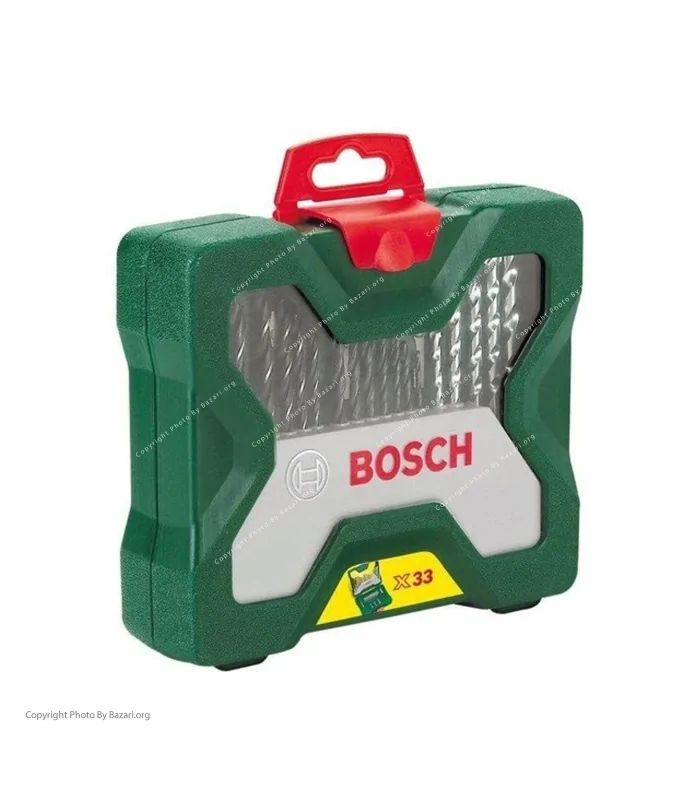 مته و سرپیچ گوشتی بوش مدل X33-2607019325 مجموعه ۳۳ عددی
