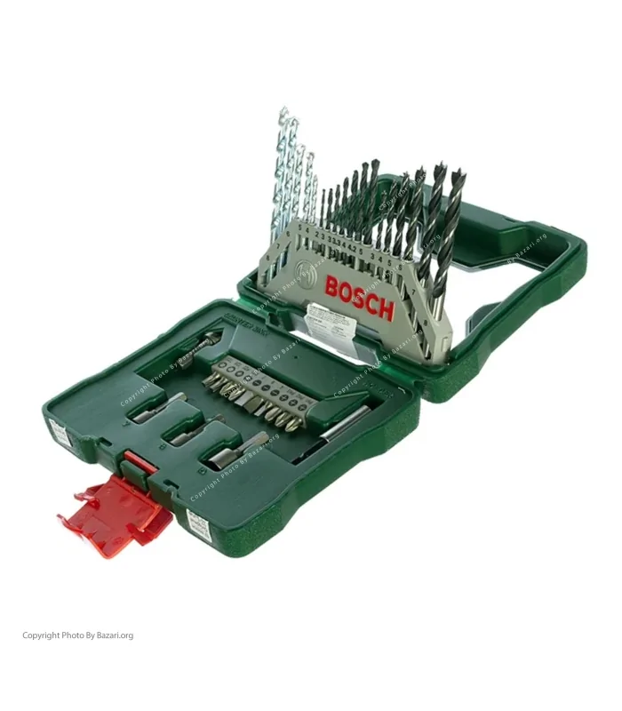 مته و سرپیچ گوشتی بوش مدل X33-2607019325 مجموعه ۳۳ عددی