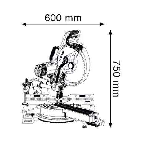 اره فارسی بر کشویی GCM12SDE بوش