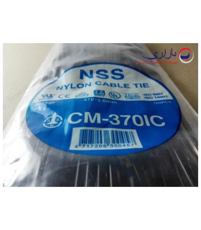 بست پلاستیکی 37 سانتی متر ضخامت 3.6 (NSS)