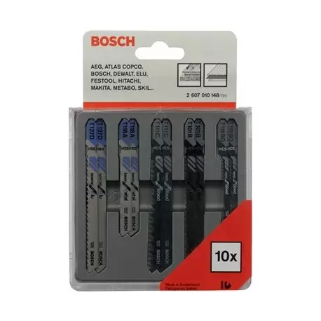 ست 10 عددی تیغ اره عمودبر 2607010148 بوش