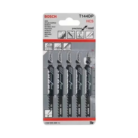 ست 5 عددی تیغه عمودبر چوب T144DP بوش