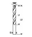 ست 10 عددی مته فلز 2.2 میلیمتر (2608595052) بوش