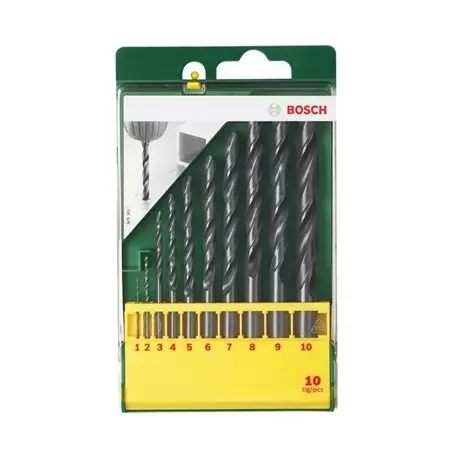 ست 10 عددی مته فلز (2607019442) بوش