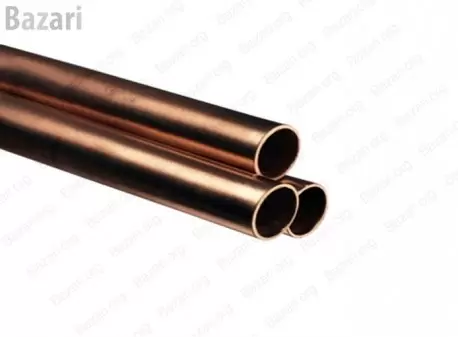 لوله مسی شاخه سایز 3/8-1 کد 60-0 (ضخامت 1.5 میلی متر)