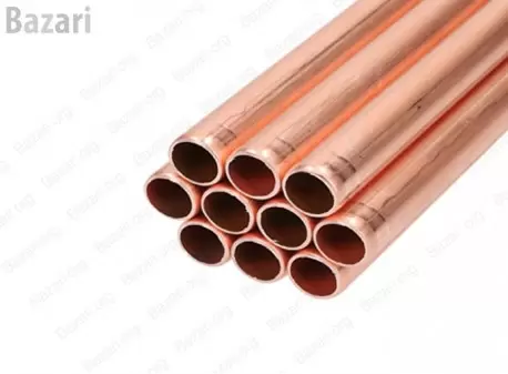 لوله مسی شاخه سایز 5/8-1 کد 60-0 (ضخامت 1.5 میلی متر)