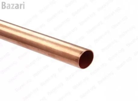 لوله مسی شاخه سایز 5/8-1 کد 60-0 (ضخامت 1.5 میلی متر)