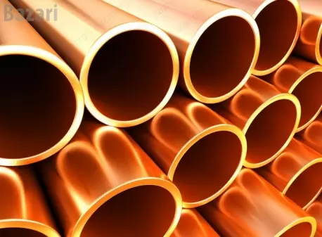 لوله مسی شاخه سایز 1/8-2 (ضخامت 1.6 میلی متر)