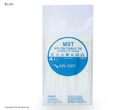 بست پلاستیکی 15 سانتی متر ضخامت 2.5 (MST)