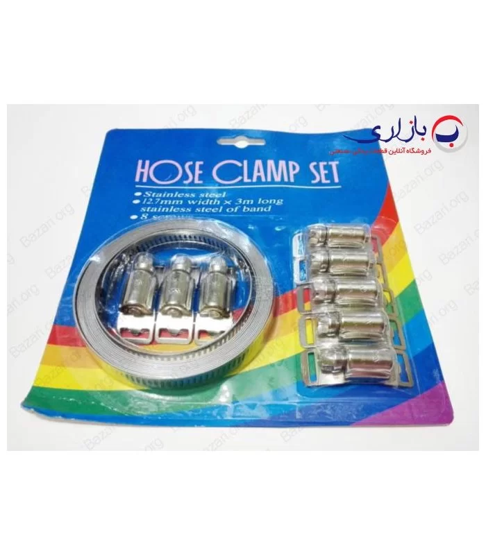 بست فلزی 3 متری ست کامل استیل 304 دبلیو اس (WS)