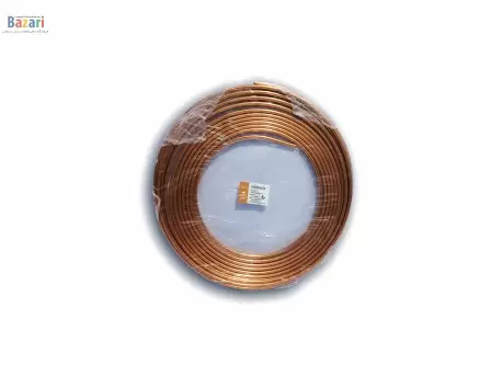 لوله مسی کلاف 15 متری سایز 16 - 5/8 اینچ کد 30-0 قائم