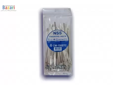 بست کمربندی استیل 304 سایز 15 سانتی متر عرض 4.6 ان اس اس (NSS)