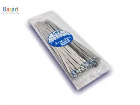 بست کمربندی استیل 304 سایز 25 سانتی متر عرض 4.6 ان اس اس (NSS)