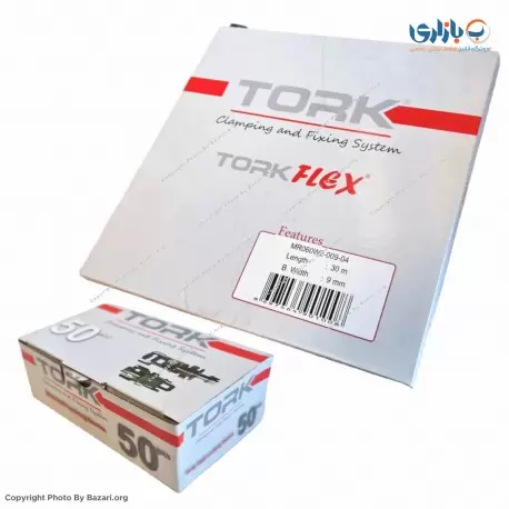 بست فلزی 30 متری 9 میلی متر گالوانیزه ترک (TORK)
