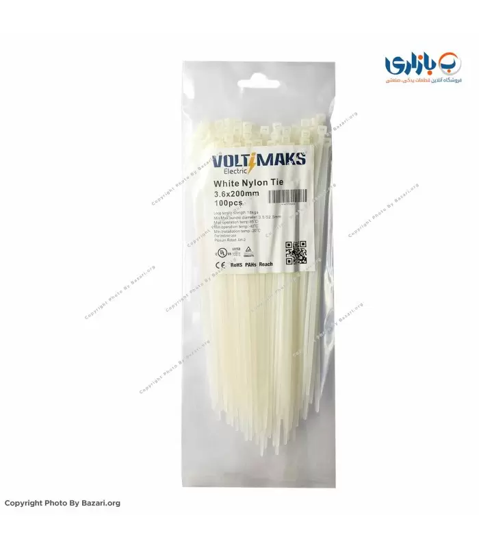 بست کمربندی 20 سانتی متر عرض 3.6 ولتی مکس (VOLTIMAKS)