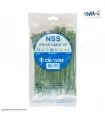 بست پلاستیکی سبز 15 سانتی متر ضخامت 2.5 (NSS)