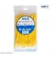بست پلاستیکی زرد 15 سانتی متر ضخامت 2.5 (NSS)