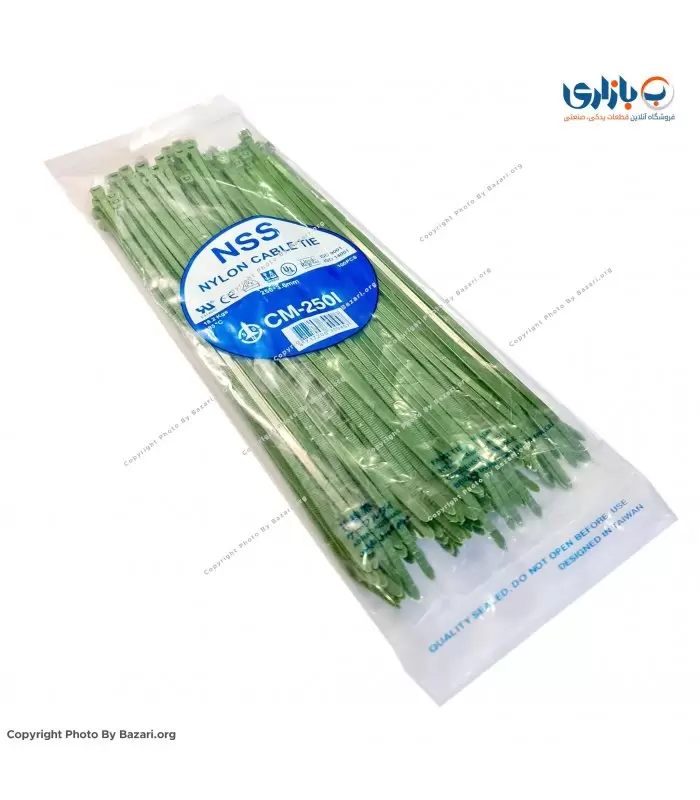 بست کمربندی سبز 25 سانتی متر عرض 3.6 ان اس اس (NSS)