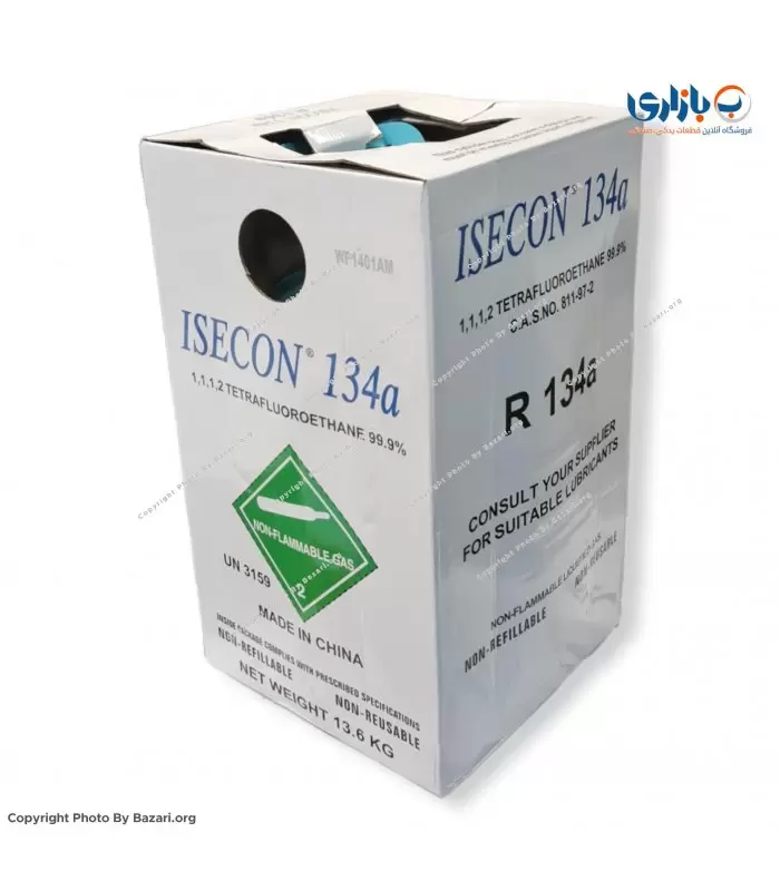 گاز مبرد تهویه مطبوع مدل ISCON R134A