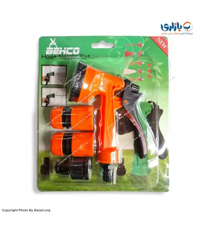 آب پاش شیلنگ 5 حالته کوپلینگی BTN-9108S بهکو (BEHCO)