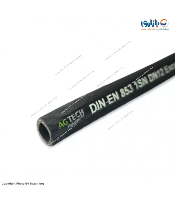 شیلنگ هیدرولیک دو لا سیم سایز 1/4 اینچ