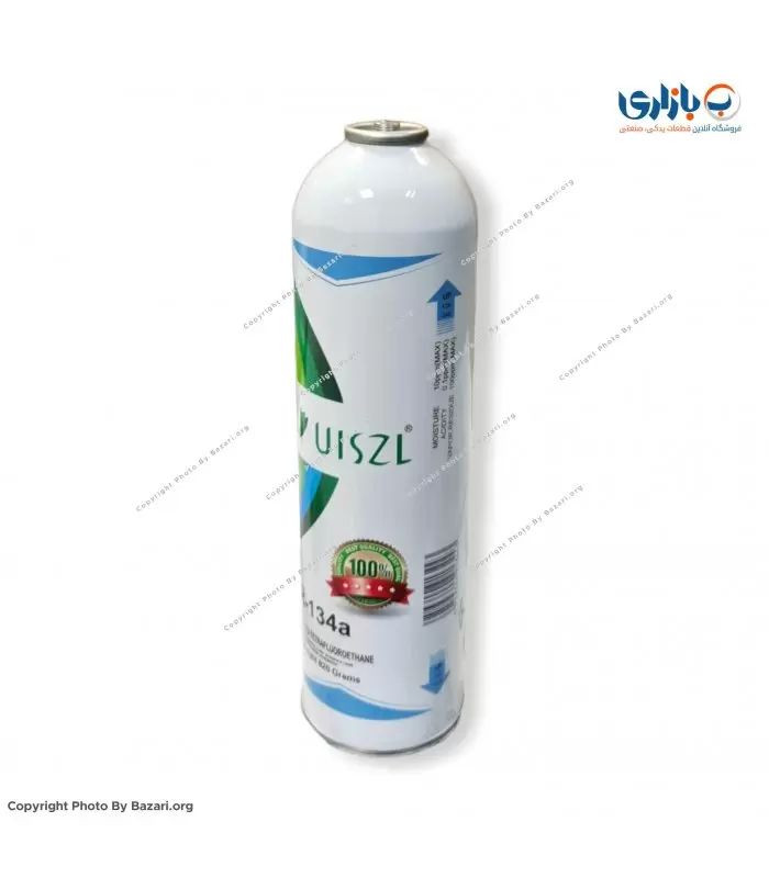 گاز مبرد تهویه مطبوع 820 گرمی R134A اوزیل UISZL