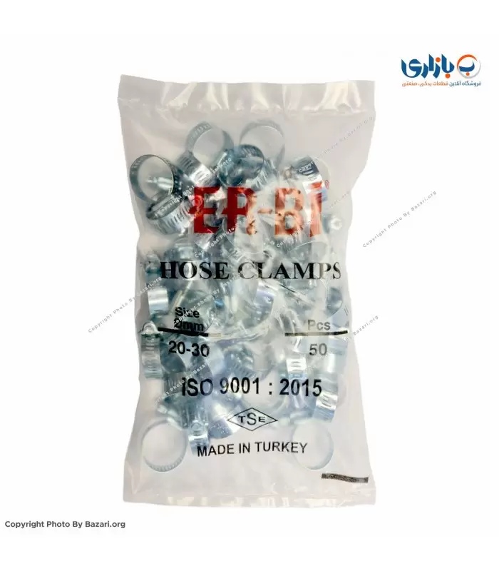 بست فلزی 1/4-1 اینچ | سایز 30-20 اربی (ER-BI)