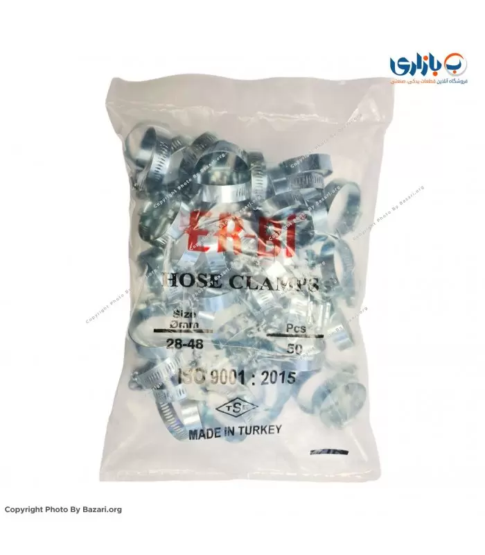 بست فلزی 7/8-1 اینچ | سایز 48-28 اربی (ER-BI)