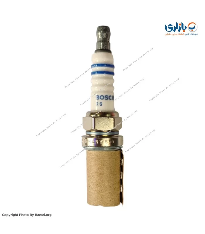 شمع خودرو تک پلاتین پایه کوتاه انژکتوری 8+ بوش BOSCH مدل FR7DC+ 7955 (آلمان)