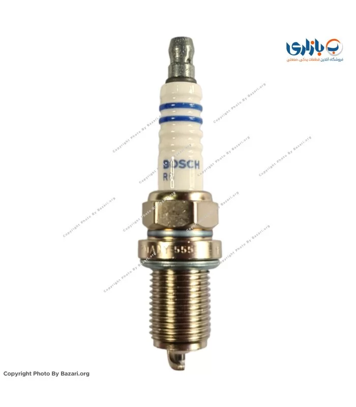 شمع خودرو تک پلاتین پایه کوتاه انژکتوری 8+ بوش BOSCH مدل FR7DC+ 7955 (آلمان)