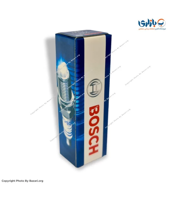 شمع خودرو تک پلاتین پایه کوتاه انژکتوری 8+ بوش BOSCH مدل FR7DC+ 7955 (آلمان)