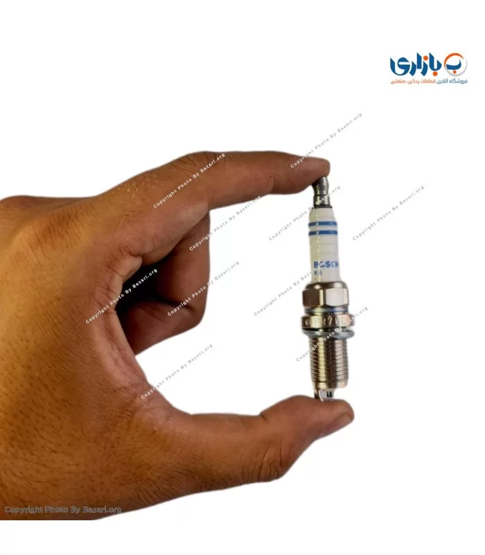 شمع خودرو تک پلاتین پایه کوتاه انژکتوری 8+ بوش BOSCH مدل FR7DC+ 7955 (روسیه)