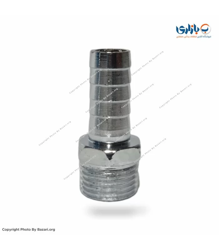 سرشیلنگی آهن کروم 1/2 اینچ شیلنگ 2