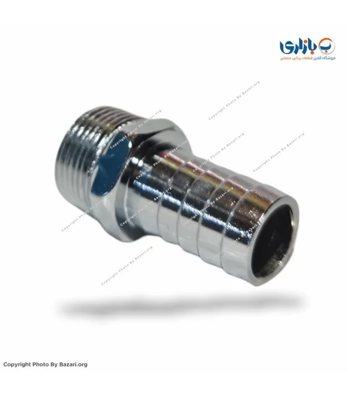 سرشیلنگی آهن کروم 3/4 اینچ شیلنگ 2/5