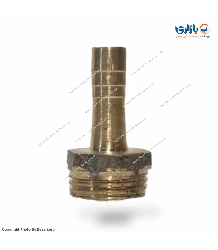 سرشیلنگی برنجی 3/8 اینچ رزوه 1/2 اینچ شیلنگ گاز 10