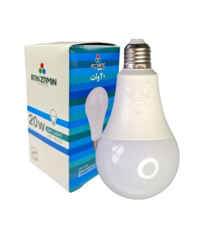 لامپ 20 وات ایران زمین حبابی LED