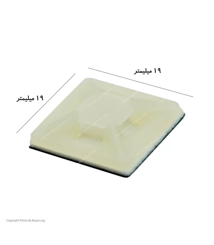 پایه بست کمربندی چسب دار 19x19 وای وای (Y.Y)