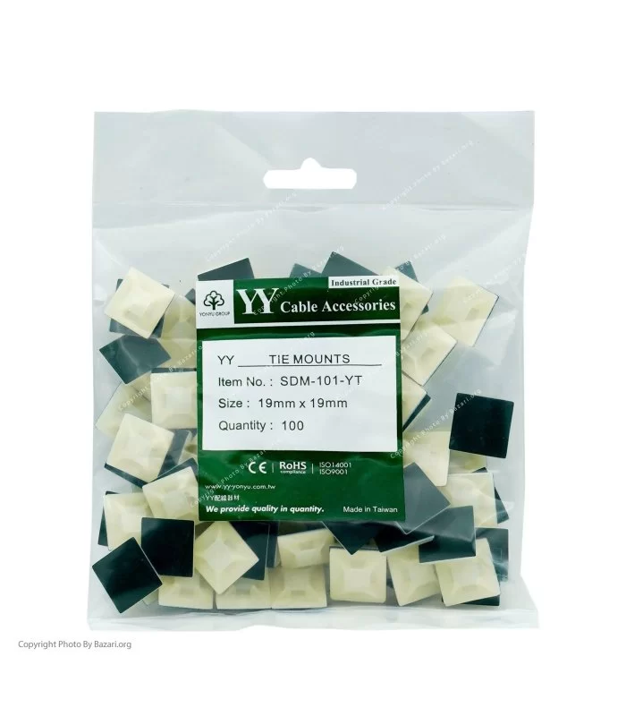 پایه بست کمربندی چسب دار 19x19 وای وای (Y.Y)