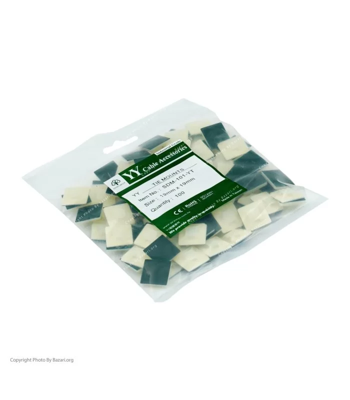 پایه بست کمربندی چسب دار 19x19 وای وای (Y.Y)