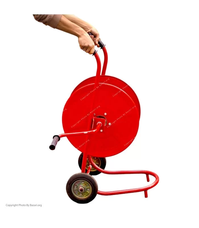 شیلنگ جمع کن 2 چرخ 50 متری هندلی سایز 1/2 اینچ آرامیس (Aramis)