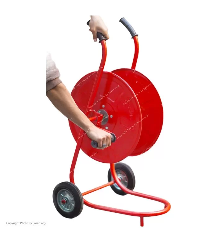 شیلنگ جمع کن 2 چرخ 50 متری هندلی سایز 1/2 اینچ آرامیس (Aramis)