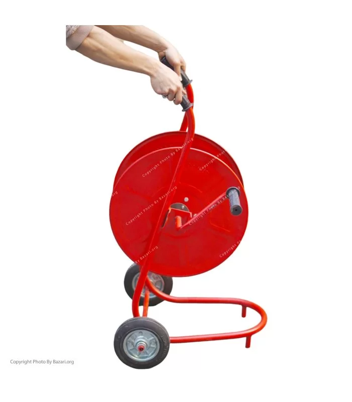 شیلنگ جمع کن 2 چرخ 50 متری هندلی سایز 3/4 اینچ آرامیس (Aramis)