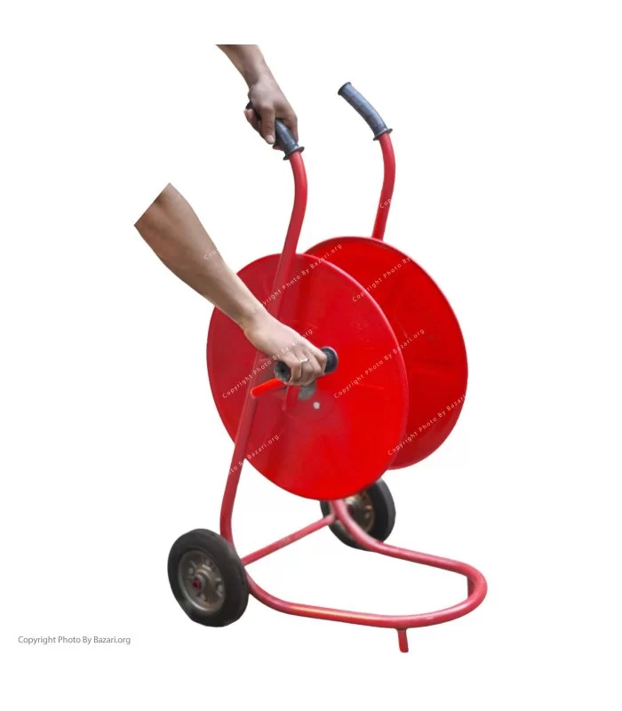 شیلنگ جمع کن 2 چرخ 50 متری هندلی سایز 1 اینچ آرامیس (Aramis)