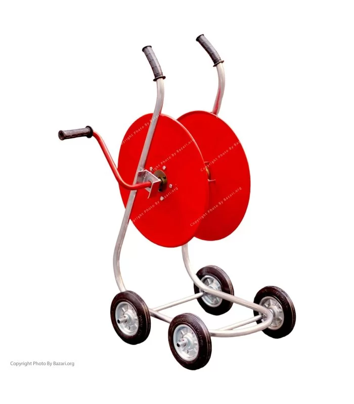 شیلنگ جمع کن 4 چرخ 50 متری هندلی سایز 1/2 اینچ آرامیس (Aramis)