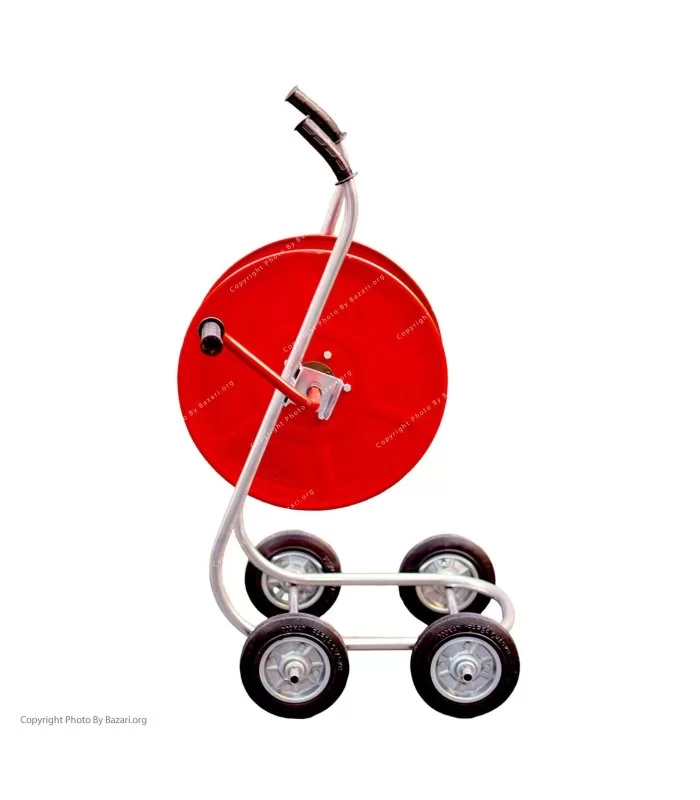 شیلنگ جمع کن 4 چرخ 50 متری هندلی سایز 1/2 اینچ آرامیس (Aramis)